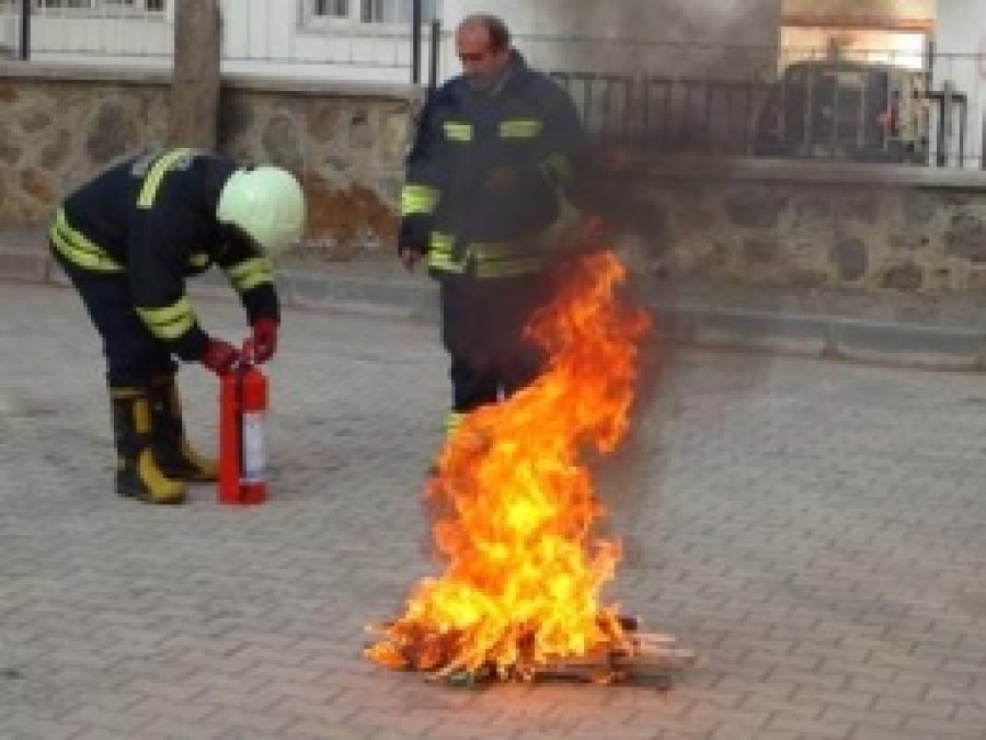 Bingöl'de Yangın Tatbikatı Yapıldı 