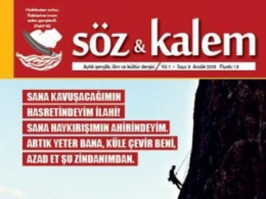 Söz&Kalem Dergisi Aralık Sayısı Çıktı 