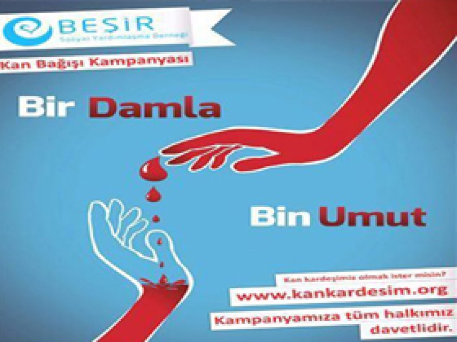 'Bir Damla Bin Umut' Kan Bağışı Kampanyası