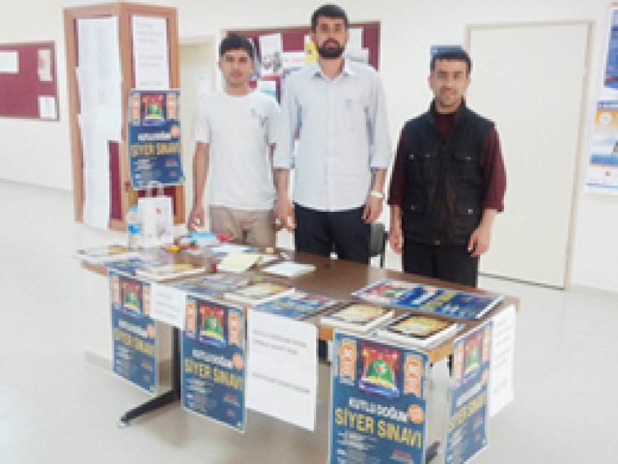 Erciyes Üniversitesinde Siyer Sınavı Standı