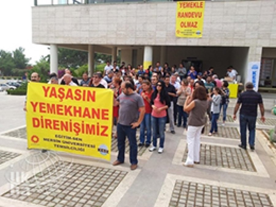 Mersin Üniversitesinde Yemek Boykotu