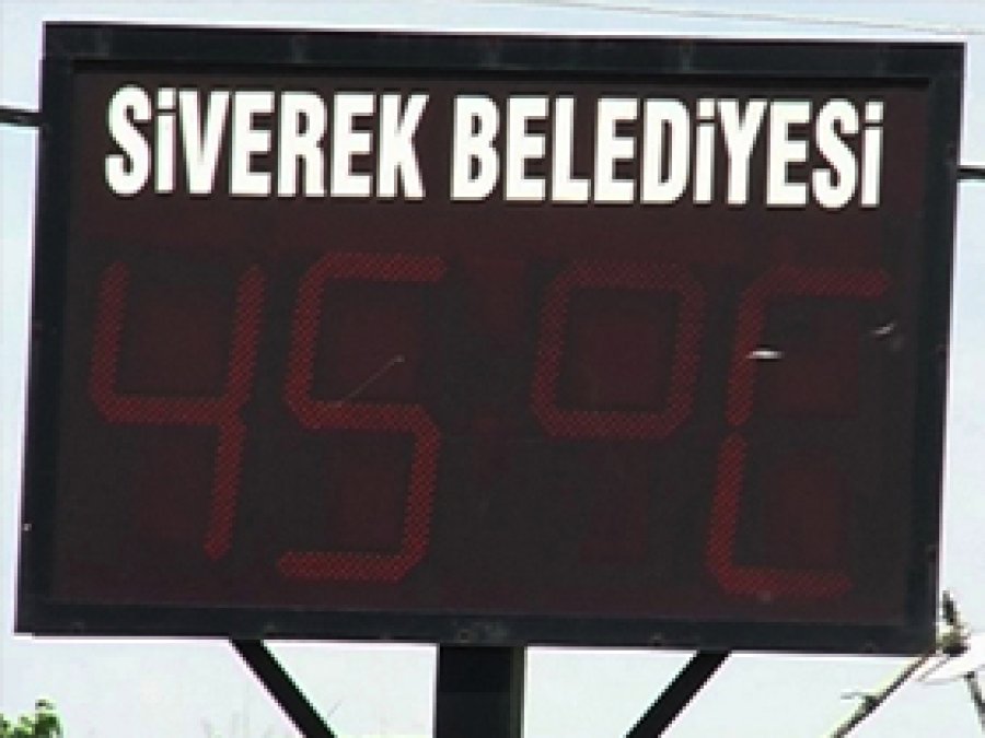 Siverek'te Çöl Sıcakları Erken Başladı