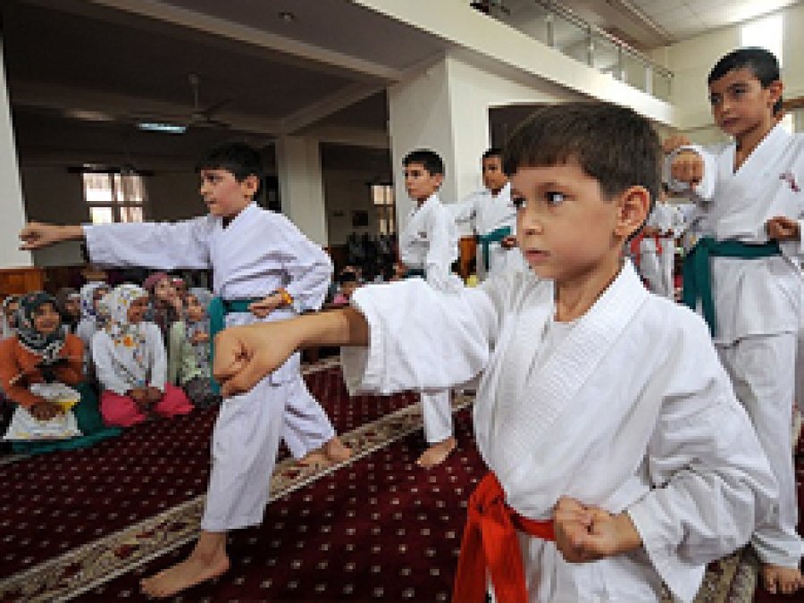 Kur'an Kursunda Karate de Öğreniyorlar