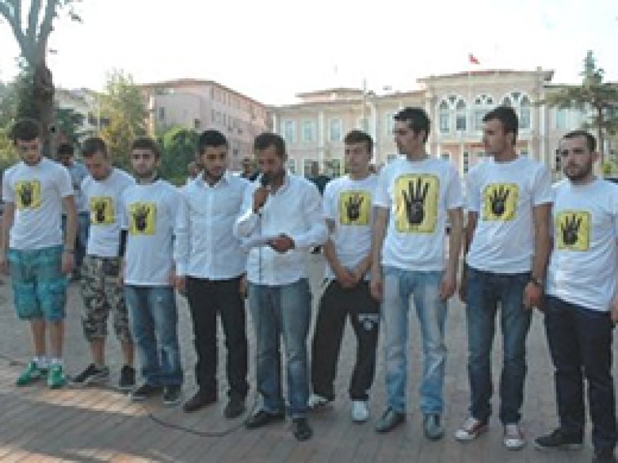 Tekirdağ'da Mısır Protestosu