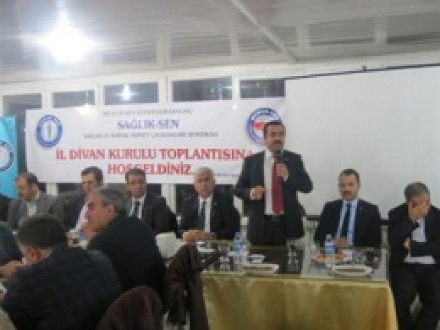 Sağlık-Sen Genel Başkanı Metin Memiş Bingöl' de