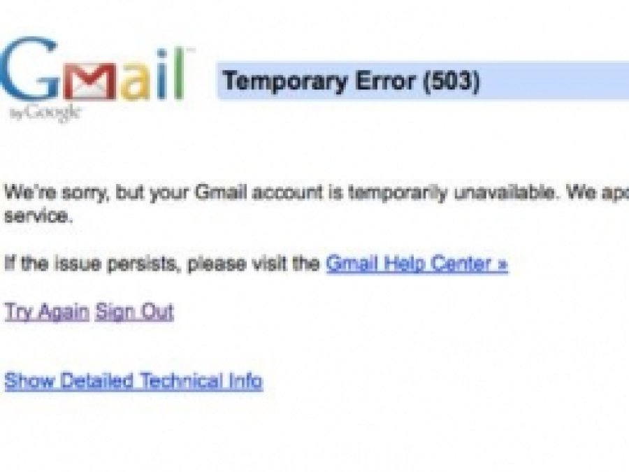 Google'ın Mail Servisi Gmail Çöktü