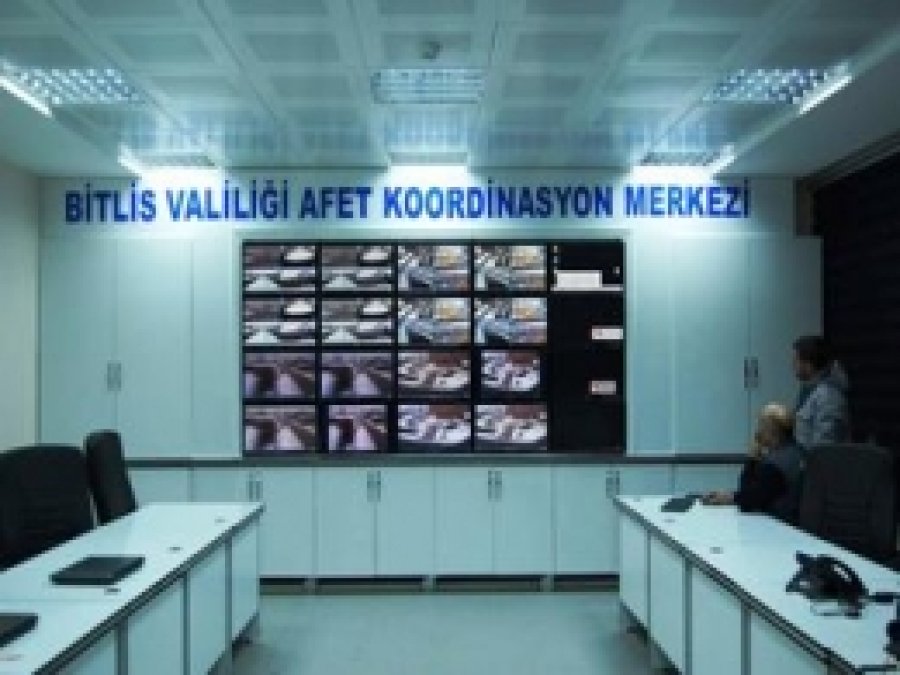 Bitlis'te İl Afet Koordinasyon Merkezi Kuruldu