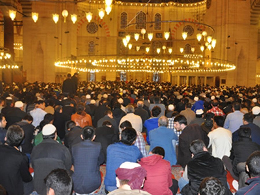 Süleymaniye'de Bayram Namazı