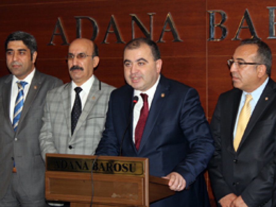 Adana Baro Başkanı Mazbatasını Aldı