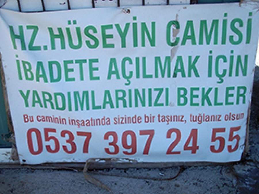 Hz. Hüseyin Camisi Yardım Bekliyor