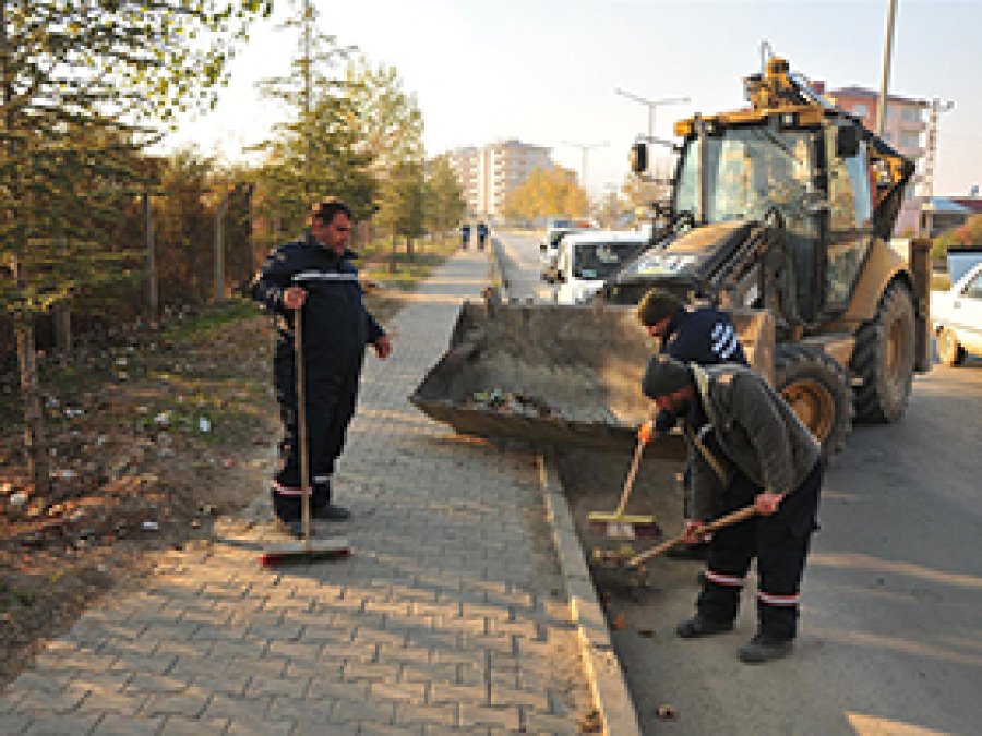 Afşin Belediyesinden Sonbahar Temizliği 