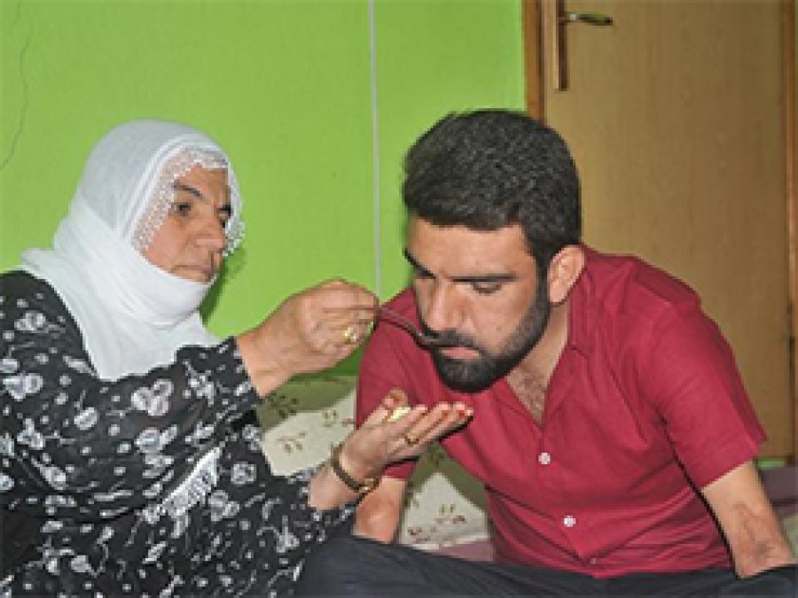 Şırnaklı Engelli Gencin Örnek Azmi