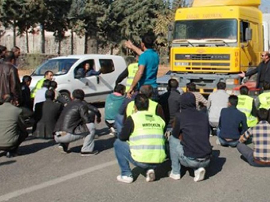İşçilerin Eylemi Bugünde Devam Etti