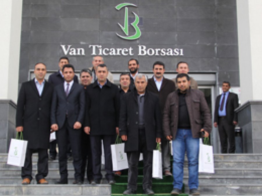Muhasebecilerden Van Ticaret Borsasına Ziyaret