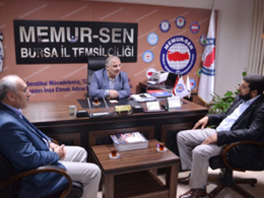 Bursa HÜDA PAR’dan Memur Sen’e Ziyaret