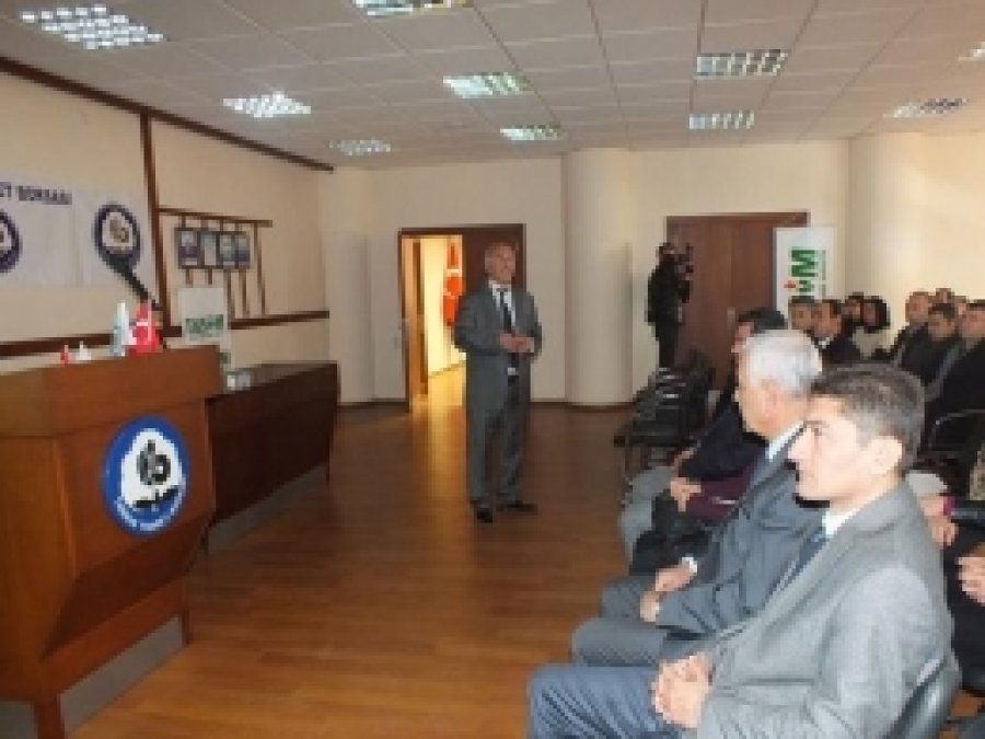 Tarsus'ta Tarımsal Sigorta Eğitimi Verildi