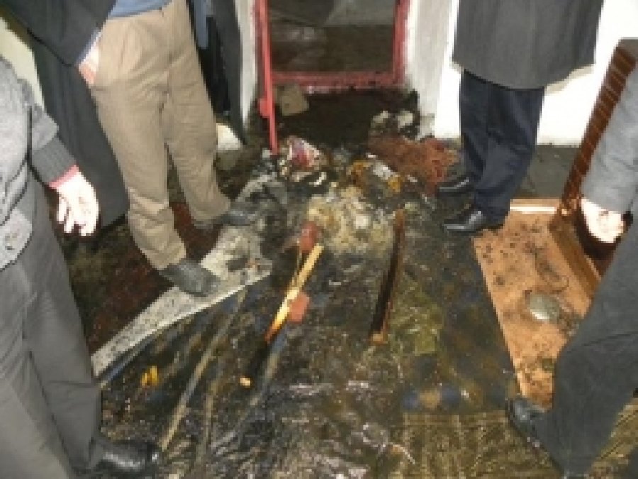 Sobadan Çıkan Kıvılcım Yangın Sebep Oldu