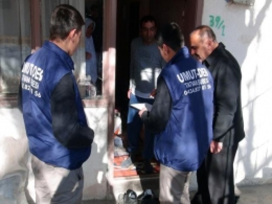 Umut Der, Şubat Ayında Mağdur Aileleri Yalnız Bırakmadı