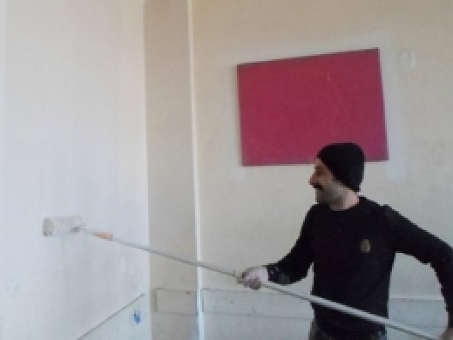 Batman'daki Okullar Yarıyıl Tatilinde Boyandı