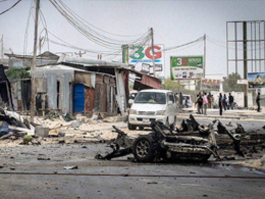 Mogadişu Havaalanı Önünde Patlama