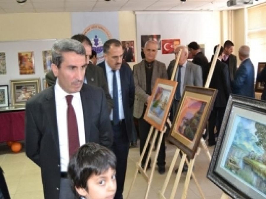 Halk Eğitim Merkezi'nde, Rölyef Sergisi Açıldı