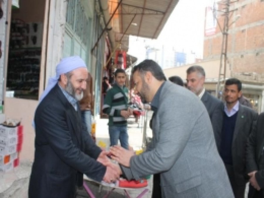HÜDA PAR'lılar Eyyubiye Esnafını Ziyaret Etti