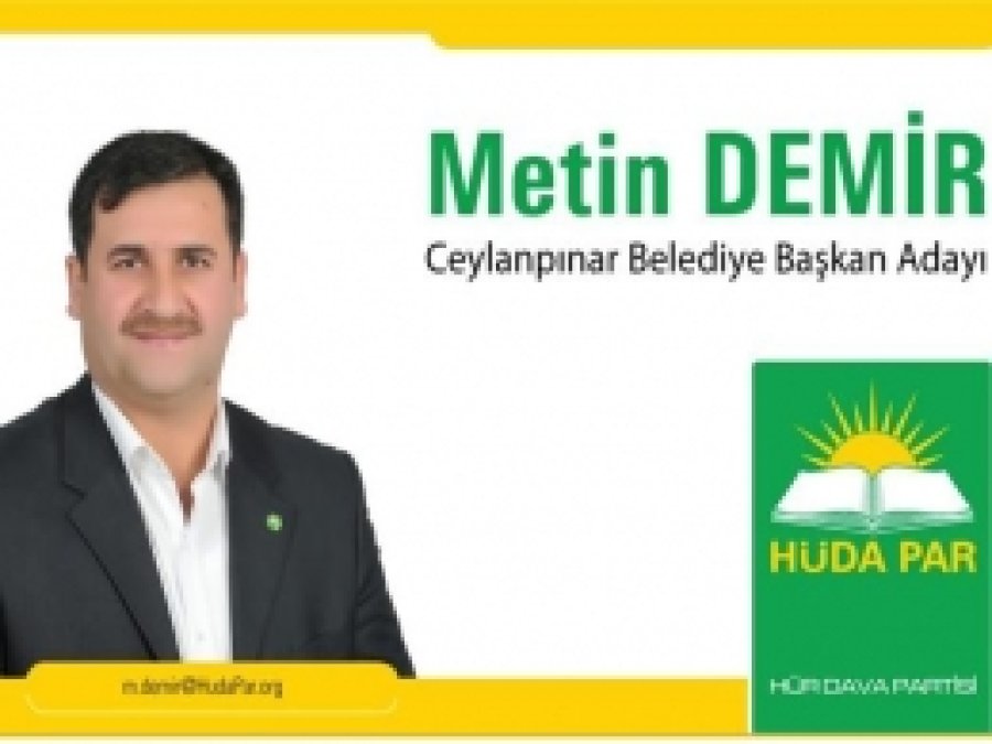 HÜDA PAR'ın Ceylanpınar Adayı Projelerini Açıkladı