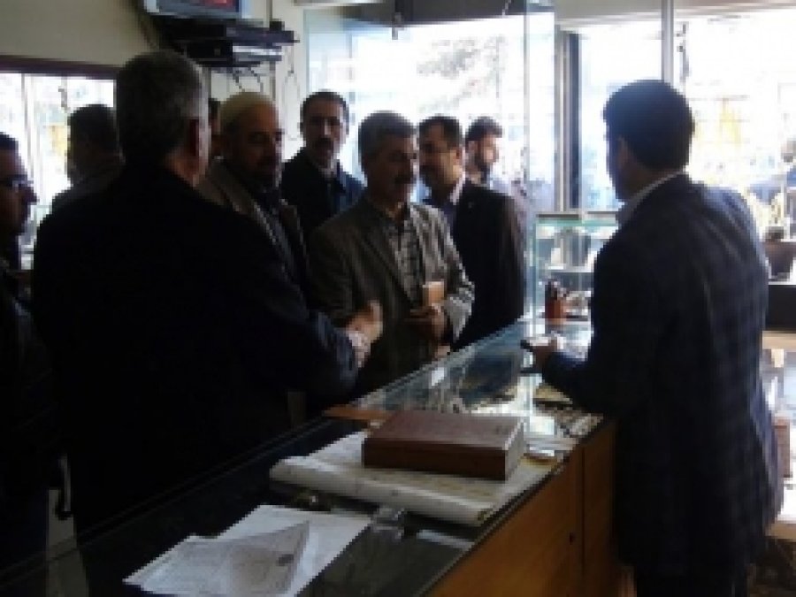 HÜDA PAR İdil Teşkilatı Esnaf Ziyaretinde Bulundu