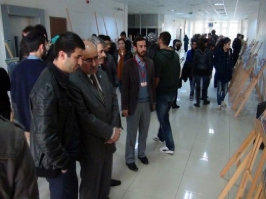 Batman Üniversitesinde Halepçe Resim Sergisi Açıldı