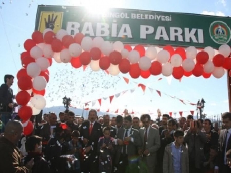Bingöl'de Rabia Parkı Hizmete Açıldı