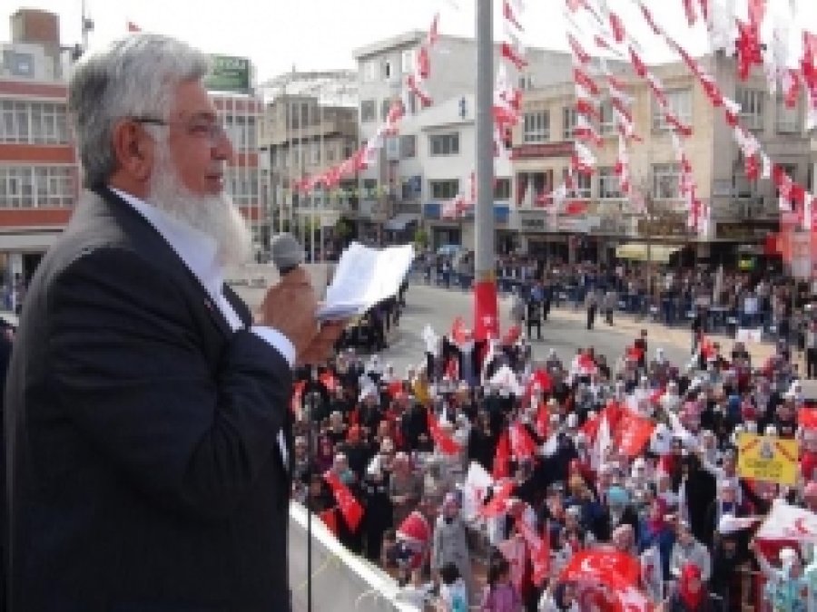 Saadet Partisi Seçim Mitingi Yaptı