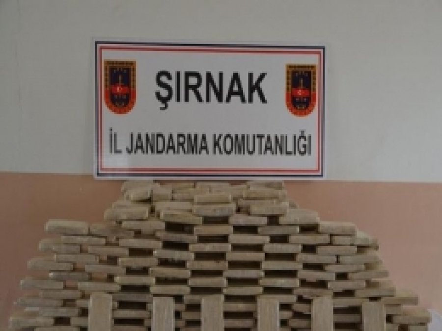 Şırnak'ta 153 Kilogram  Eroin Yakalandı