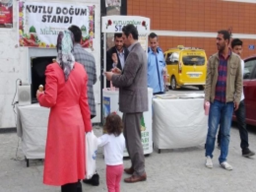 Batman'da Kutlu Doğum Standı Açıldı