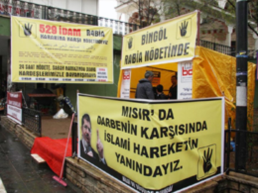 529 İdam Kararına Karşı Bingöl'de R4bia Nöbeti