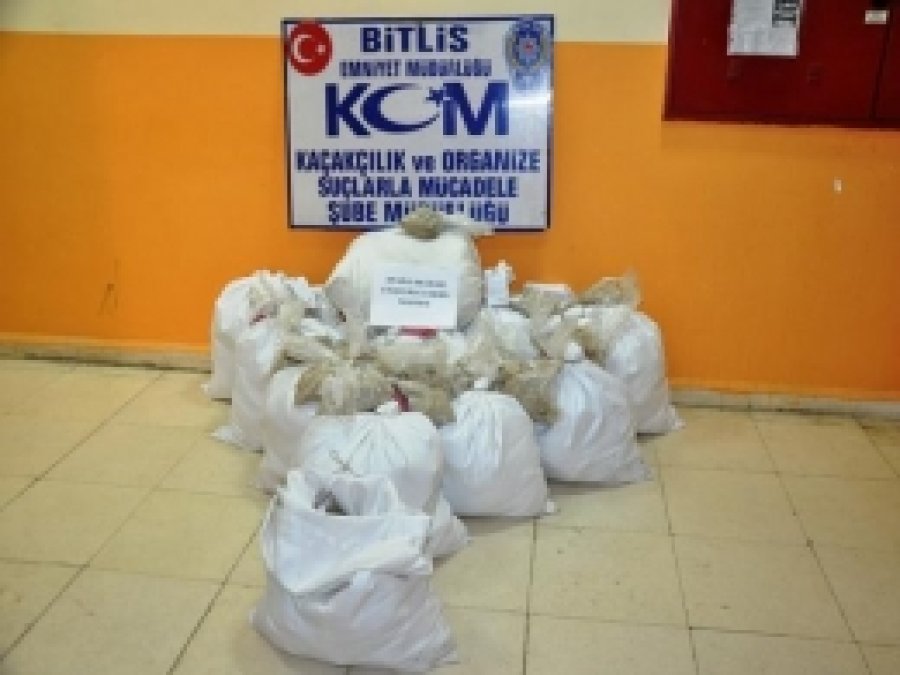 Bitlis'te 209 Kilogram Eroin Ele Geçirildi