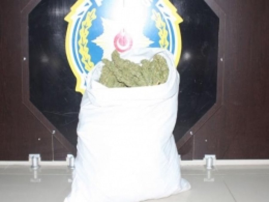 16 Kilo Esrar Ele Geçirildi