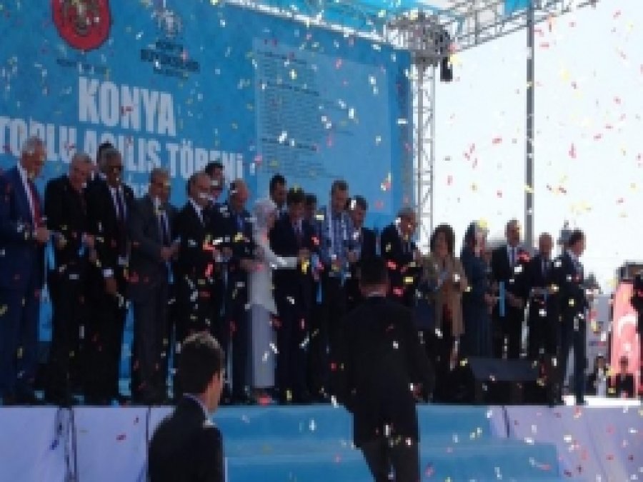 Başbakan Konya'da Toplu Açılış Törenlerine Katıldı