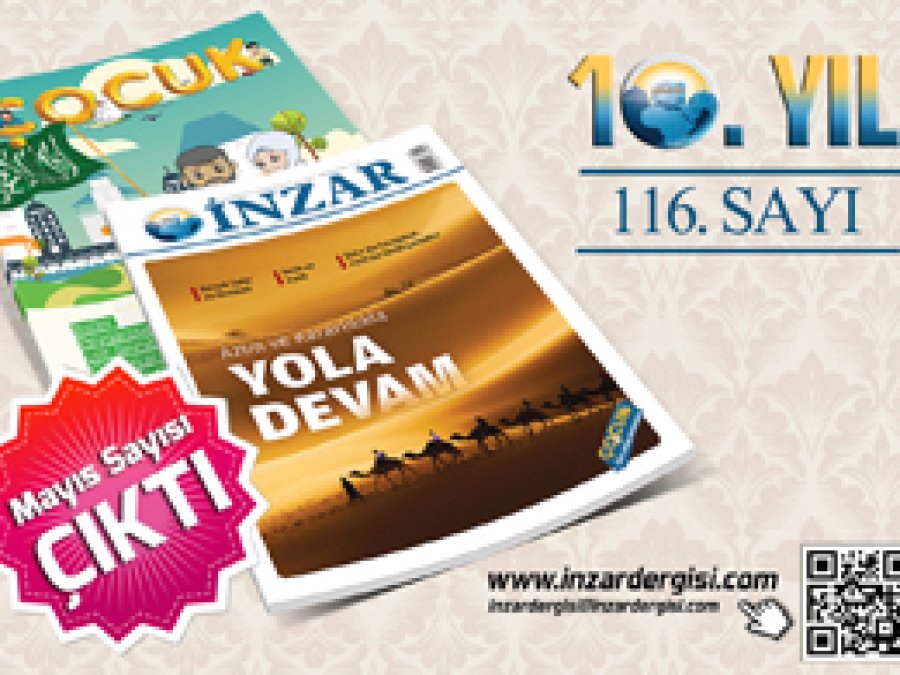 İnzar Dergisi Mayıs Sayısı Çıktı