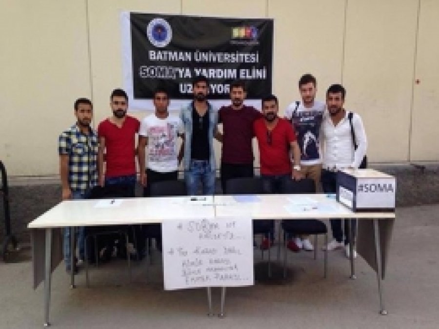 Üniversite Öğrencilerinden Soma İçin Yardım Kampanyası