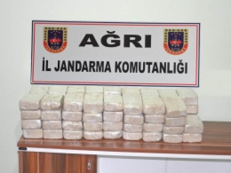 Ağrı'da 35 Kilo Eroin Ele Geçirildi
