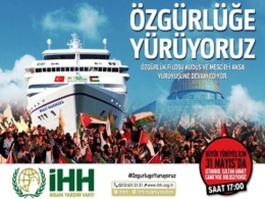 Bitlis'ten Kudüs ve Mescid-i Aksa Yürüyüşü'ne Destek
