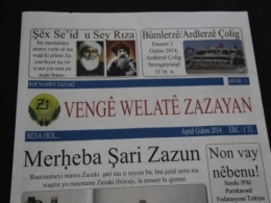 'Vengê Welatê Zazayan' Okuyucularıyla Buluştu