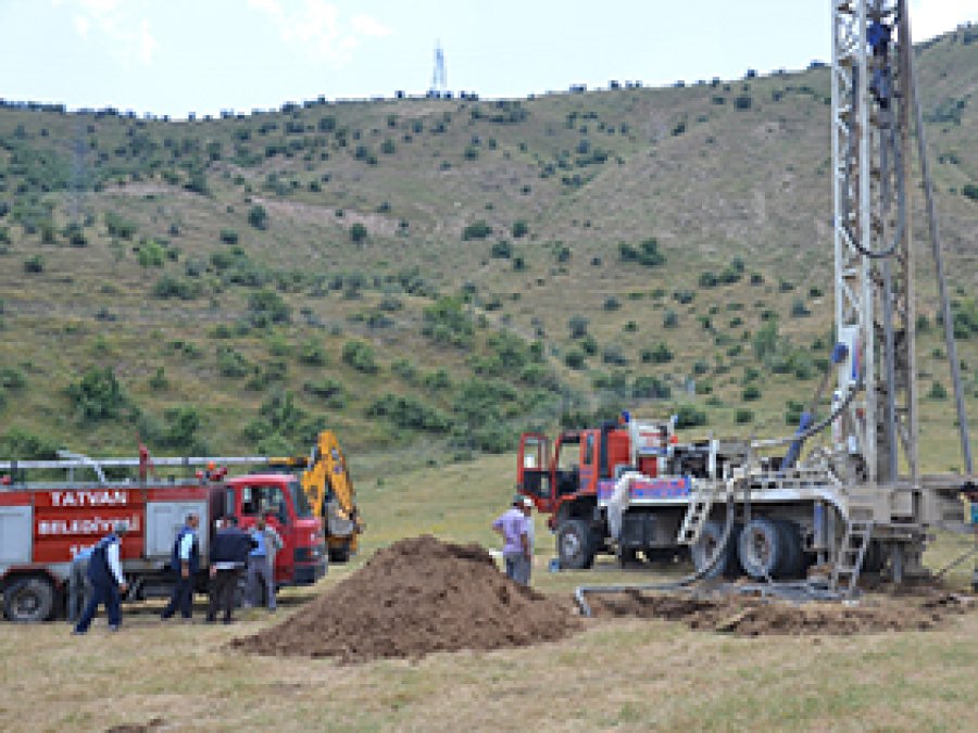 Tatvan'da İçme Suyu Sondaj Çalışması