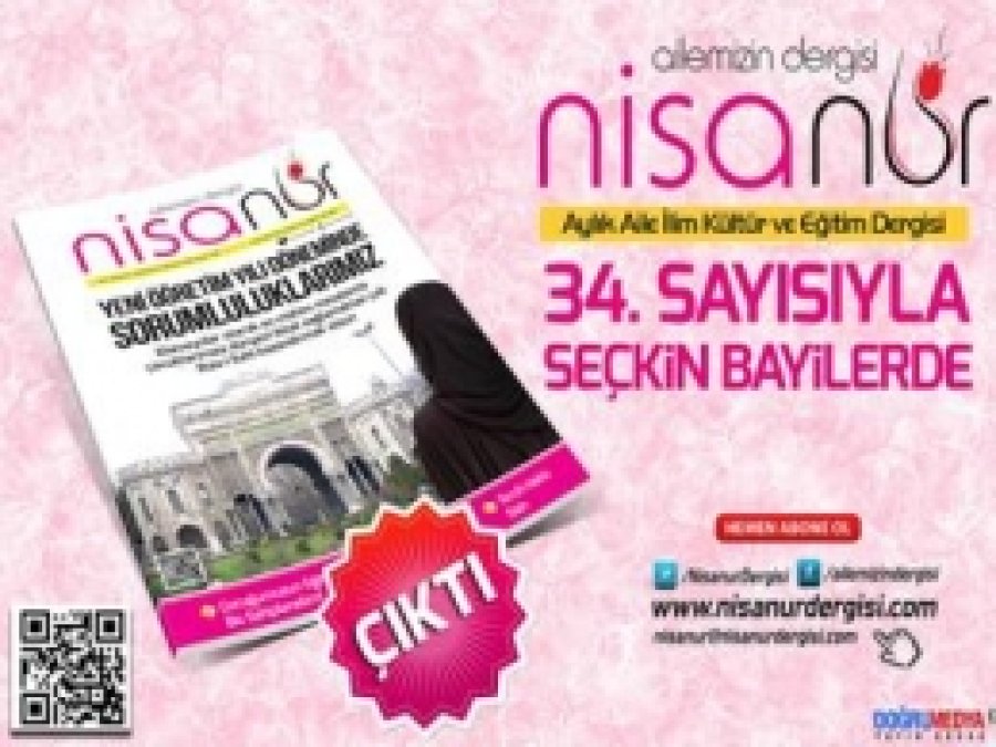 Nisanur Dergisi Eylül Sayısı Çıktı 