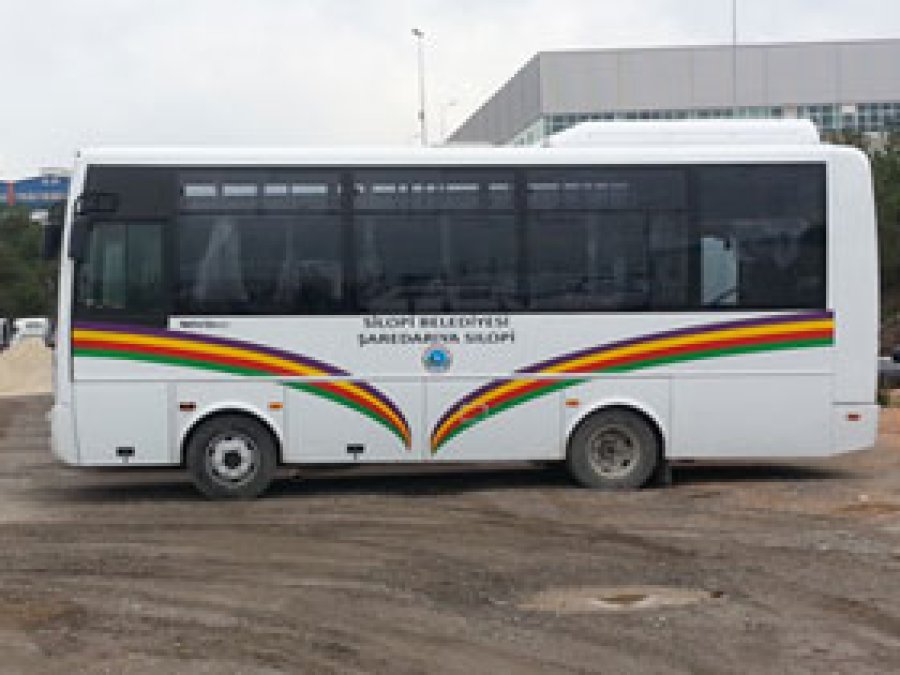 Silopi'de toplu taşımada kartlı sistem