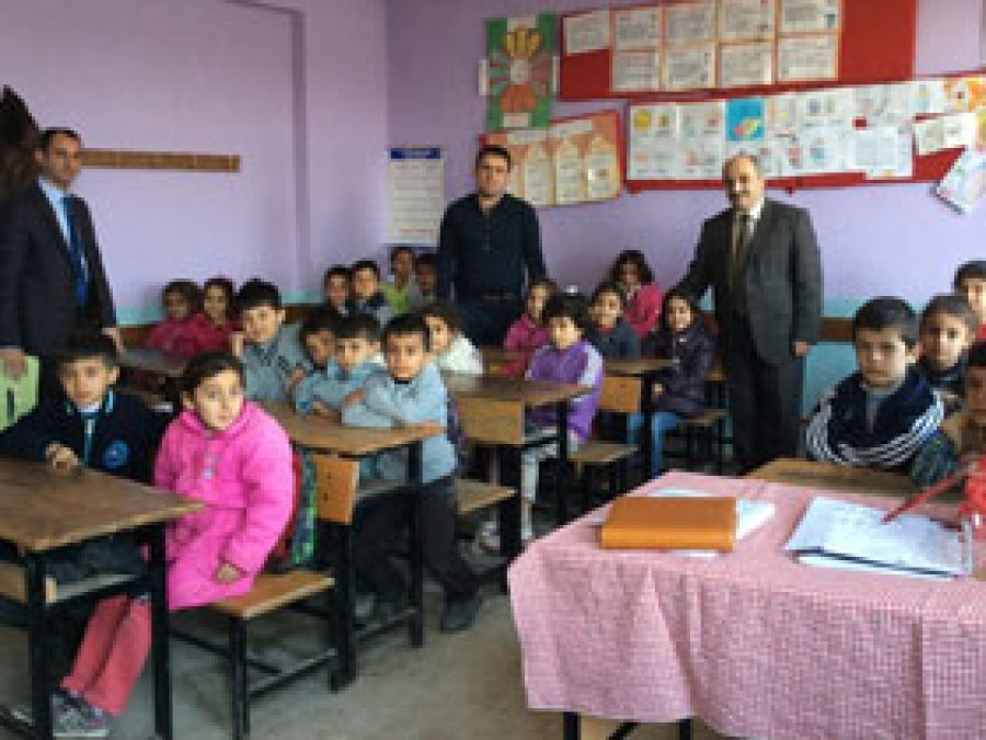 Kozluk MEM'den köy okullarında inceleme