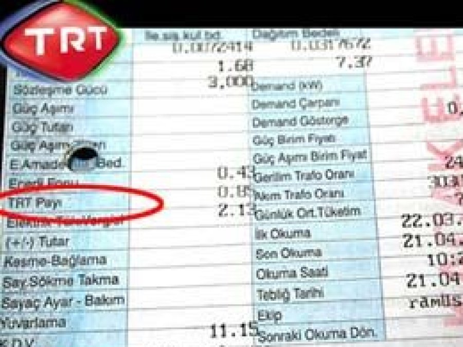 'Enerji bedelinde, TRT Payı kaldırılmalıdır'