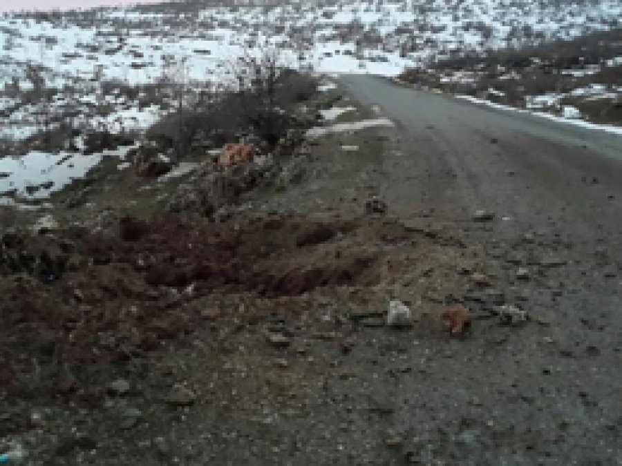 Yol kenarına tuzaklanmış patlayıcı imha edildi