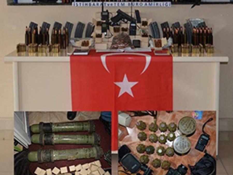 Ceylanpınar'da cephanelik yakalandı