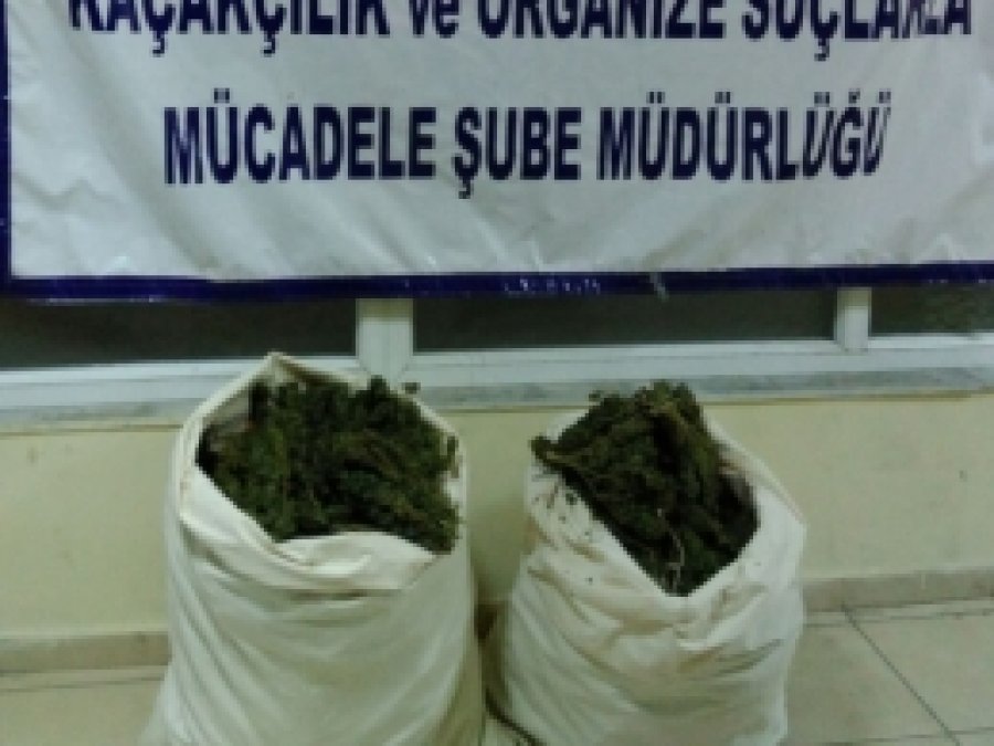 Batman'da 22 kilogram esrar ele geçirildi